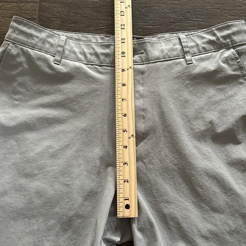 Faherty All Day Shorts Men 30 Gray 7 Inseam Stretch Lightweight